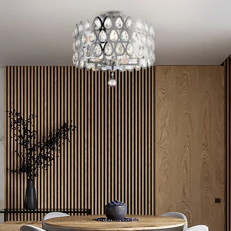 Потолочная люстра хрустальная на штанге Arte Milano Sorrento-1019 371019/5/50/390 CR (220V)