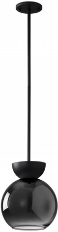 Подвесной светильник iLamp Mono P6079-1 BK+SM (220V, шар)
