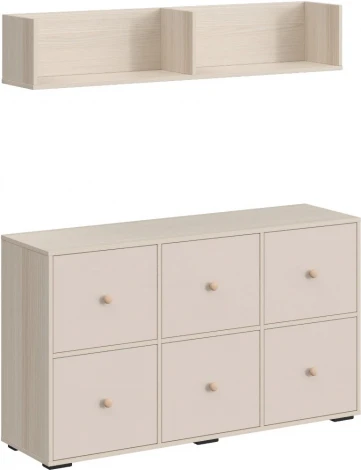 Комод Play ОГОГО Обстановочка! (ЛДСП/Бежевый) арт.853456