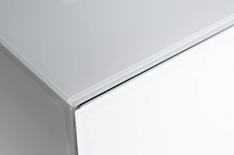 KFG085 Тумба 2 ящика белая/золото 55*40*58см Garda Decor