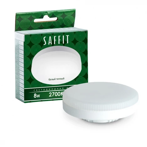 Лампа светодиодная Saffit SBGX5308 55185 GX53 8W 230V 2700K