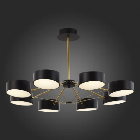 Потолочная люстра на штанге Valle SLE6005-402-08 Evoluce (LED, 220V, пульт управления)