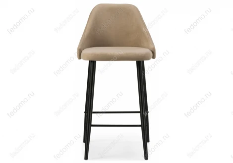 Барный стул Woodville Джама бежевый / черный матовый 448665