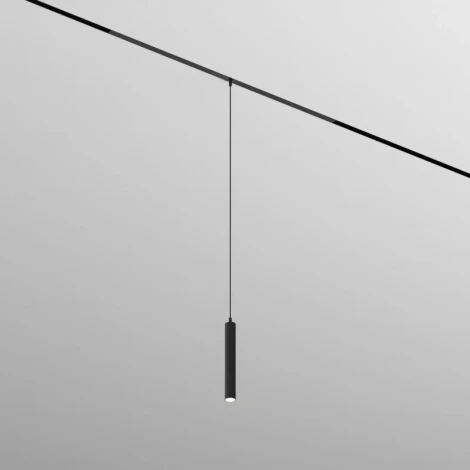 Трековый светильник однофазный 220V 10W Denkirs Simple Spot DK8208-BK (LED, круглые)