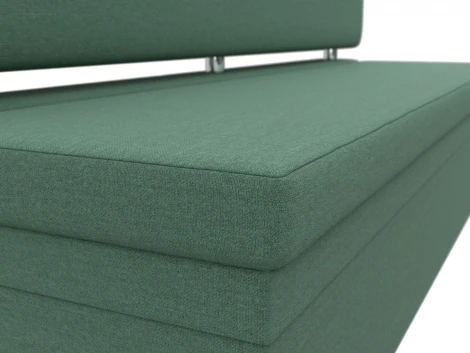 Диван кухонный прямой Стайл (Зеленый/Рогожка) Лига Диванов арт.123787