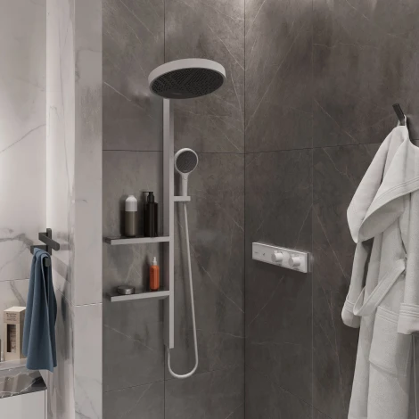 Термостат Hansgrohe RainSelect 15380700 для душа, белый матовый