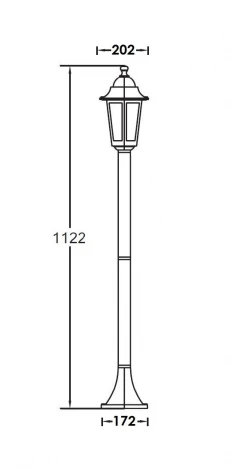 Наземный фонарь Oasis Light 79806S Bl (220V, IP44)