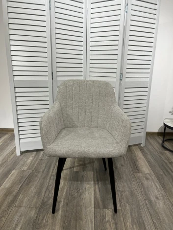 Стул M-City BRANDY WZ2042-19 галечный серый/ черный каркас