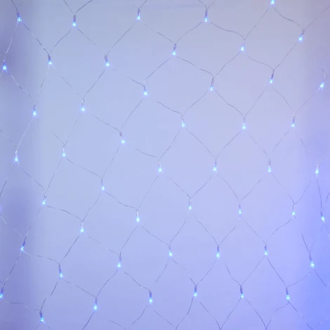 Сетка светодиодная с контроллером. 240 светодиодов. 2.5х2 м. синяя. ULD-N2520-240/DTA BLUE IP20