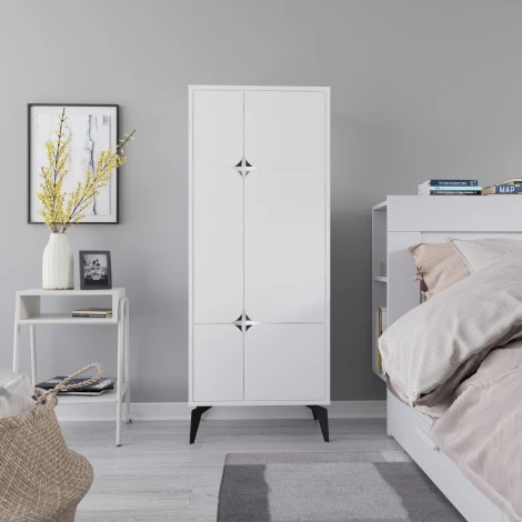 Комод SPARK MULTIPURPOSE CABINET (ЛДСП/Белый) LEVE