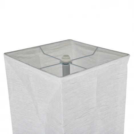 Торшер E27, 2х60W. механический выключатель, белый Uniel UML-T400 2хE27 WHITE