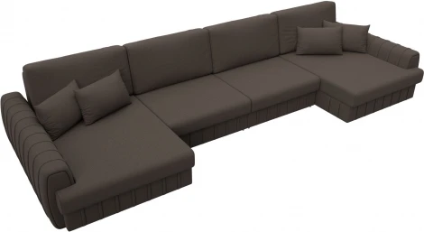 Диван П-образный Лига-057 НПБ Лонг Лига Диванов (Рогожка) арт.129322