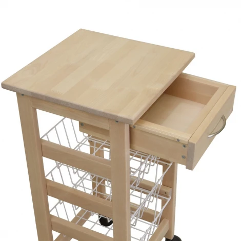 Тумба с ящиком и корзинами лак Mebelik 008418