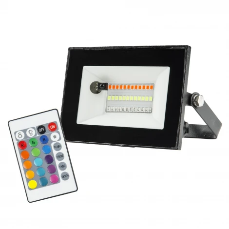 Прожектор уличный Uniel ULF-F60-20W/RGB IP65 200-240В BLACK (LED, 220V)