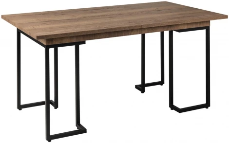 Стол раскладной обеденный R-Home Loft 120 Дуб табак