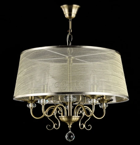 Подвесная люстра Freya Driana FR2405-PL-05C-BZ (220V, подвески, на цепи)