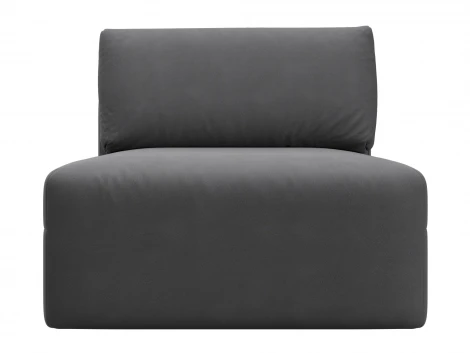 Модуль канапе Лига-060 НПБ (ЛДСП,Брус,Фанера,Замша/Серый) Лига Диванов 129562