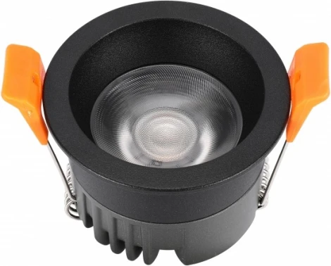 Встраиваемый светильник iLedex Mars 107-7W-D64-4000K-24DG-BK (220V, круглые)