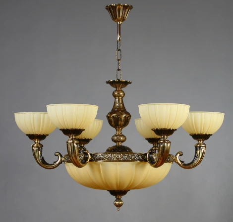 Подвесная люстра Ambiente by Brizzi Lugo 8539/6 PB (220V, на цепи)