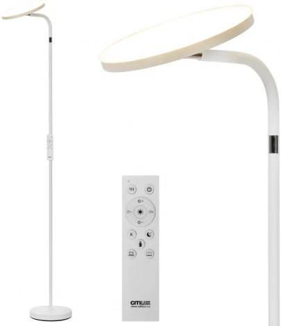 Торшер Citilux Solo CL804060 (регулировка яркости, LED, 220V, пульт управления, сенсорный выключатель)