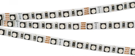 Светодиодная лента MINI-F120-5mm 24V RGB (8 W/m, IP20, 3535, 5m) (Arlight, узкая) 025707(2)