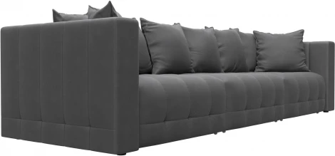 Диван прямой Лига-052 НПБ Лонг Лига Диванов (Замша) арт.128794