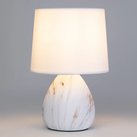 Интерьерная настольная лампа Rivoli Damaris D7037-501 (220V, выключатель)