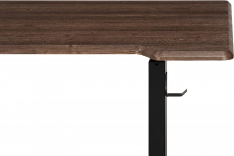 Компьютерный стол Маркос с механизмом подъема 120 (Маркос с механизмом подъема 120х75х75 черный / кантри орех) Notta арт.578484