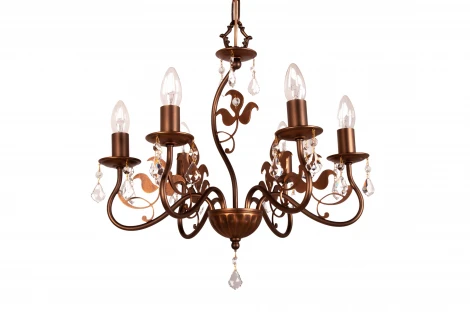 Подвесная люстра 520L06GD Abrasax (220V, на цепи, свеча)