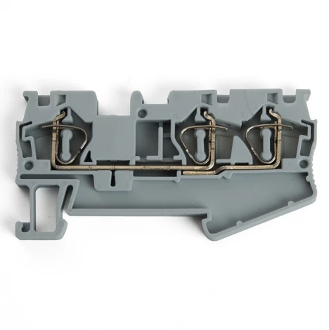 Зажим пружинный 3-х проводной проходной ЗНИ 4 мм2 Stekker 39964