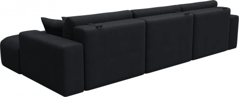 Диван угловой Лига-036 НПБ Классик Лонг правый угол Лига Диванов (Замша) арт.127798