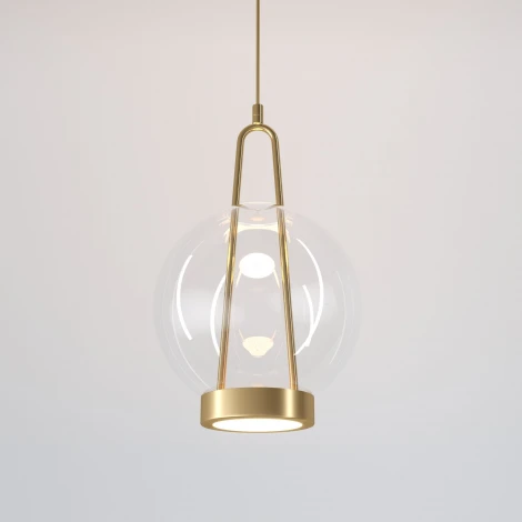 Подвесной светильник Eurosvet Frasco 50267/1 LED латунь (220V, на проводе)