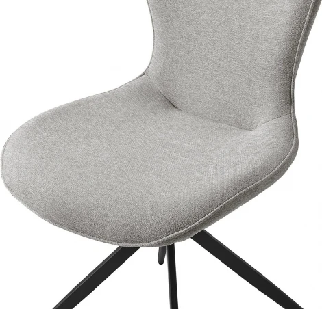 Стул ESF YORK FSC2332 бежевый 452/черный/Ткань,Металл