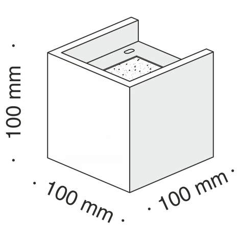 Настенный светильник (бра) Parma 3000К 6Вт IP 20 LED Maytoni Technical C155-WL-02-3W-W (220V)