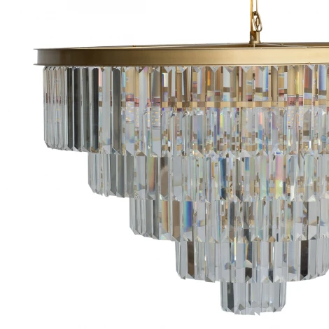 Подвесная люстра каскадная Loft IT Prism Clear 10019/800C (220V, хрусталь, на цепи)