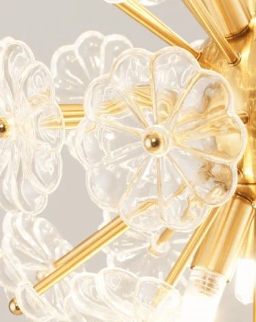 Интерьерная настольная лампа с выключателем Moderli Selectra V10231-6T