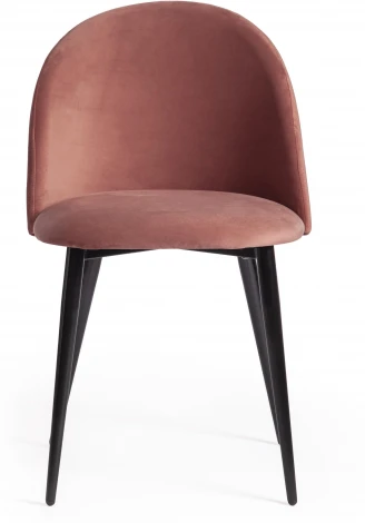 Стул MONRO (mod. 710) / 1 шт. в упаковке (Ткань,Металл /Коралловый,Черный)