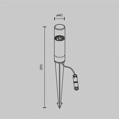 Светильник грунтовый Maytoni Glide O437FL-01GF (220V, круглые, IP54)