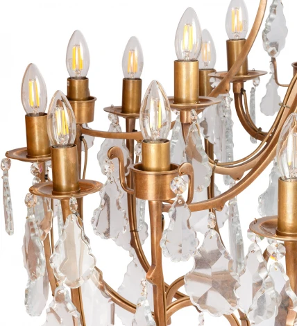 Подвесная люстра Covali APL-50620 (220V, на цепи, подсвечник, свеча)