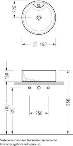 Рукомойник Serel 2054