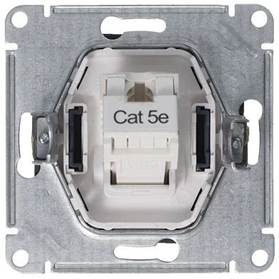 Розетка встраиваемая Ethernet RJ-45 (грифель) Systeme Electric AtlasDesign ATN000783