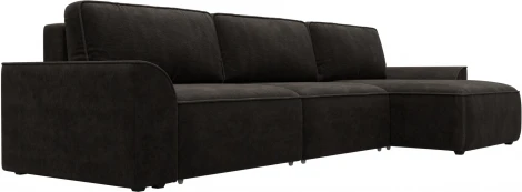 Диван угловой Лига-048 НПБ лонг Лига Диванов (Велюр) арт.128493