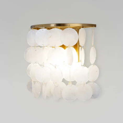 Бра Eurosvet Sandra 60084/2 латунь/перламутр (a071169) (220V)