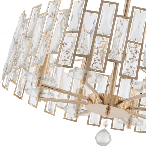 Потолочная люстра на штанге Arte Milano Sorrento-4209 374209/8/350/560 GD (220V, круглые)