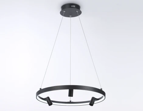 Подвесной светильник Ambrella COMFORT FL5284 (регулировка яркости, LED, 220V, пульт управления, на тросе, кольцо)