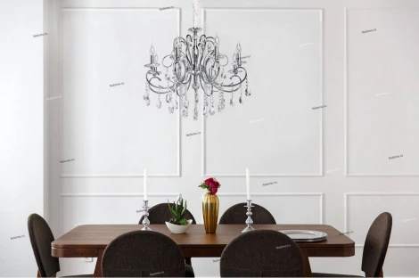 Подвесная люстра MW-Light Адель 373013308 (220V, подвески, на цепи, подсвечник, свеча)