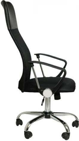 Кресло King Style "Kingstyle Fir GTP CH" арт.РМК 001.690,DMS крестовина хром ткань сетка ткань TW черный/черный