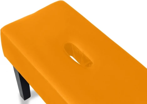Табурет мягкий Handy ОГОГО (арт.671361), (Велюр,Экокожа/Желтый)