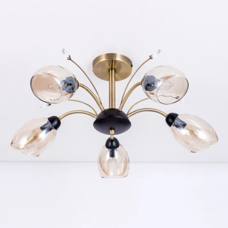 Потолочная люстра на штанге Citilux Комета CL108155 (220V, шарики)