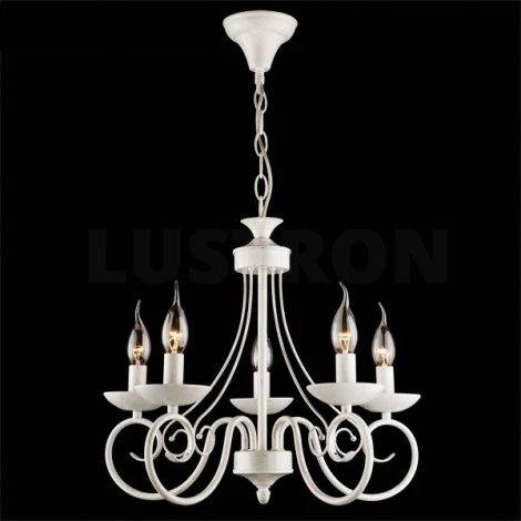 Подвесная люстра Eurosvet 22404 22404/5 белый с золотом